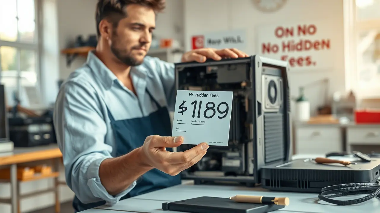 Servicio de reparación de computadoras